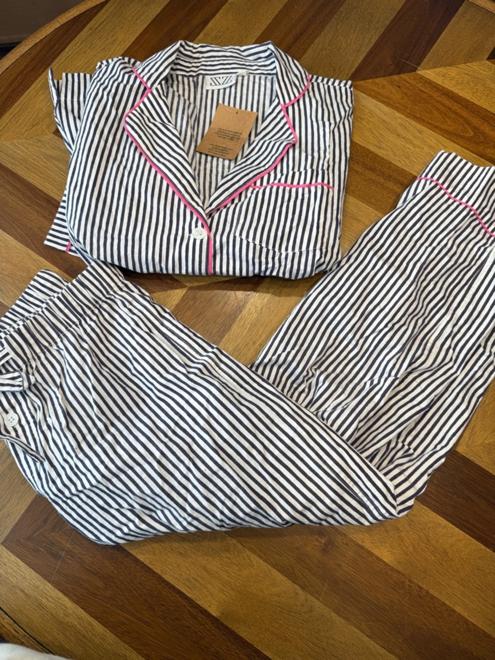 SZ Blockprints Hand Block Printed in India Pajamas New w tags
